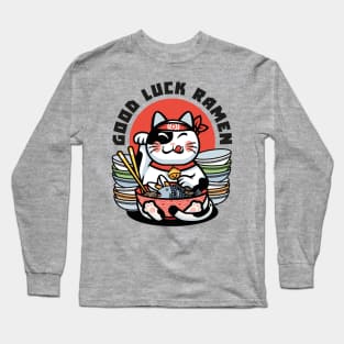 Good luck cat Long Sleeve T-Shirt